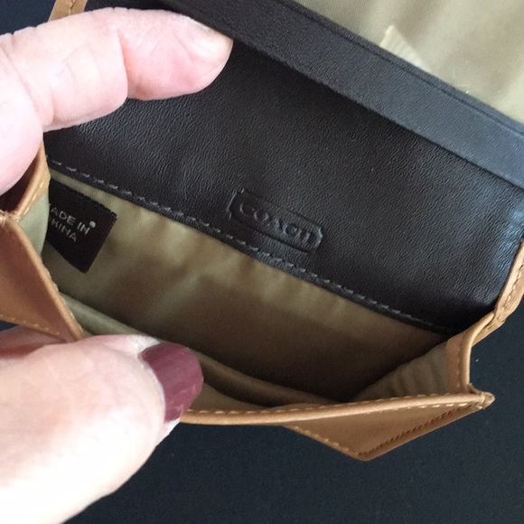 Coach Retired Leather Mini Bag With Matching Card Wallet - Picture 15 of 16